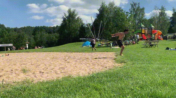 First backflip on ground